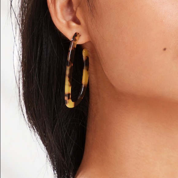 Jewelry - *** Long Tortoise Hoops! 💋💕